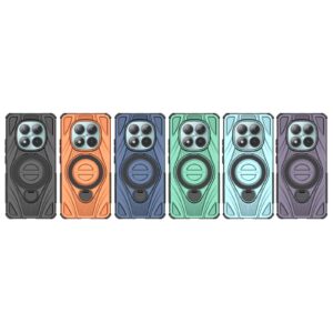 Xiaomi Redmi Note 15 5G /4G Star Ring Metallic Pivot Bracket Magnetic Black-Θήκη Σκληρή