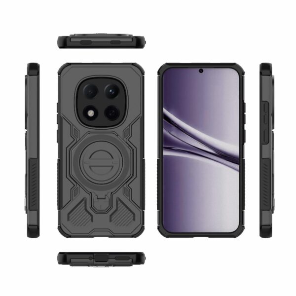 Xiaomi Redmi Note 15 Pro 5G Solid Color MagSafe Magnetic TPU+PC Black-Θήκη Σκληρή