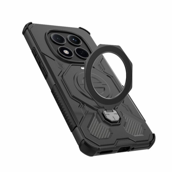 Xiaomi Redmi Note 15 Pro 5G Solid Color MagSafe Magnetic TPU+PC Black-Θήκη Σκληρή