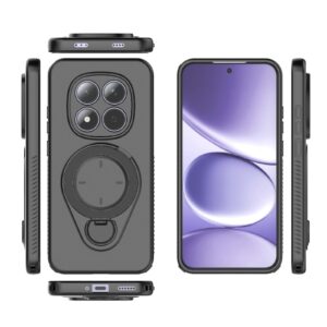 Xiaomi Redmi Note 15 Pro 5G Ring Shield MagSafe TPU with 360 Degree Rotating Holder Black-Θήκη Σκληρή