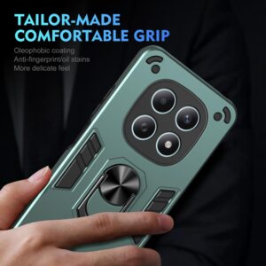 Xiaomi Redmi Note 15 5G / 4G/ Poco M8 5G Shockproof Metal Ring Holder Green-Θήκη Σκληρή