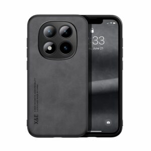 Xiaomi Redmi Note 15 Pro+ 5G / Poco M8 Pro 5G Skin Feel Magnetic Leather Back Dark Grey-Θήκη Σκληρή
