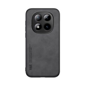 Xiaomi Redmi Note 15 Pro+ 5G / Poco M8 Pro 5G Skin Feel Magnetic Leather Back Dark Grey-Θήκη Σκληρή