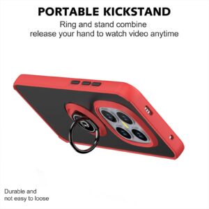 Xiaomi Redmi Note 15 Pro 4G Shadow 1 Series TPU + PC with Ring Red + Black-Θήκη Σκληρή