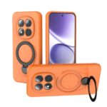 Xiaomi Redmi Note 15 Pro 5G Ring Shield MagSafe TPU with 360 Degree Rotating Holder Orange-Θήκη Σκληρή