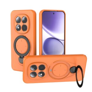 Xiaomi Redmi Note 15 Pro 5G Ring Shield MagSafe TPU with 360 Degree Rotating Holder Orange-Θήκη Σκληρή