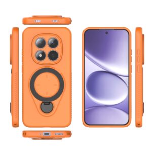 Xiaomi Redmi Note 15 Pro 5G Ring Shield MagSafe TPU with 360 Degree Rotating Holder Orange-Θήκη Σκληρή