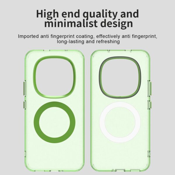 Xiaomi Redmi Note 15 Pro+ 5G Candy Magsafe PC Hybrid TPU Green-Θήκη Σιλικόνης