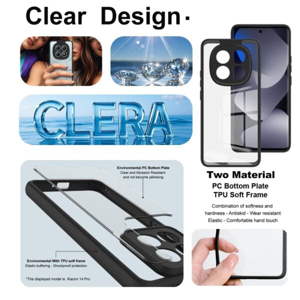 Imak Xiaomi Redmi Note 15 4G/5G Series Four-corner Airbag Shockproof -Θήκη Σιλικόνης