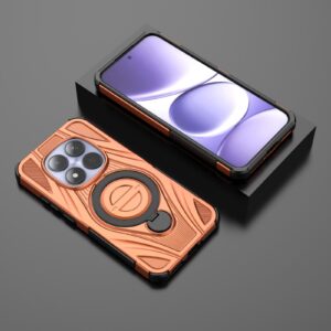 Xiaomi Redmi Note 15 Pro 5G Star Ring Metallic Pivot Bracket Magnetic Orange-Θήκη Σκληρή