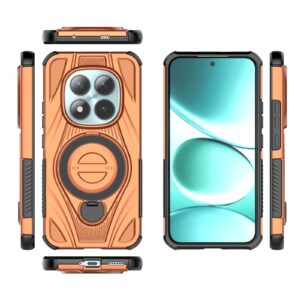 Xiaomi Redmi Note 15 Pro+ 5G Star Ring Metallic Pivot Bracket Magnetic Orange-Θήκη Σκληρή