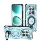 Xiaomi Redmi Note 15 Pro+ 5G Star Ring Metallic Pivot Bracket Magnetic Cyan-Θήκη Σκληρή