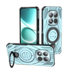 Xiaomi Redmi Note 15 Pro+ 5G Star Ring Metallic Pivot Bracket Magnetic Cyan-Θήκη Σκληρή