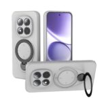 Xiaomi Redmi Note 15 Pro 5G Ring Shield MagSafe TPU with 360 Degree Rotating Holder Grey-Θήκη Σκληρή