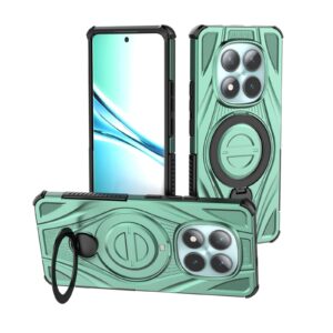 Xiaomi Redmi Note 15 5G / 4G Star Ring Metallic Pivot Bracket Magnetic Green-Θήκη Σκληρή