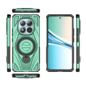Xiaomi Redmi Note 15 5G / 4G Star Ring Metallic Pivot Bracket Magnetic Green-Θήκη Σκληρή