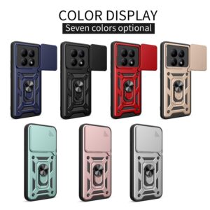 Xiaomi Redmi Note 15 5G / 4G Sliding Camera Cover Design TPU+PC Blue-Θήκη Σκληρή
