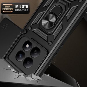 Xiaomi Redmi Note 15 5G / 4G Sliding Camera Cover Design TPU+PC Blue-Θήκη Σκληρή