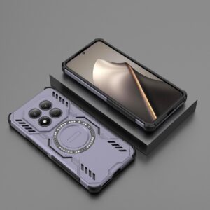 Xiaomi Redmi Note 15 Pro 4G Butterfly Armor MagSafe Magnetic Ring Shockproof Purple-Θήκη Σκληρή