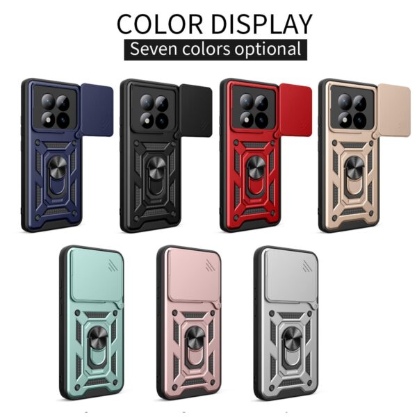 Xiaomi Redmi Note 15 Pro+ 5G Sliding Camera Cover Design TPU+PC Rose Gold-Θήκη Σκληρή