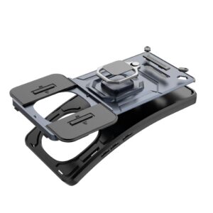 Xiaomi Redmi Note 15 Pro+ 5G Sliding Camshield TPU + PC Shockproof with Holder Blue-Θήκη Σκληρή