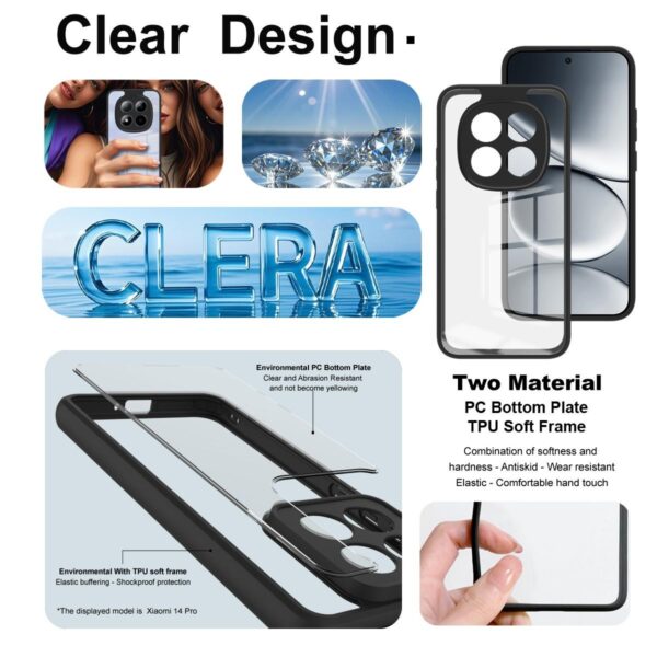 Imak Xiaomi Redmi Note 15 Pro 5G Series Four-corner Airbag Shockproof-Θήκη Σκληρή