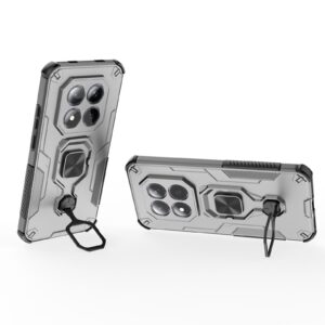 Xiaomi Redmi Note 15 Pro 5G Metal Kickstand TPU Hybrid PC Grey-Θήκη Σκληρή