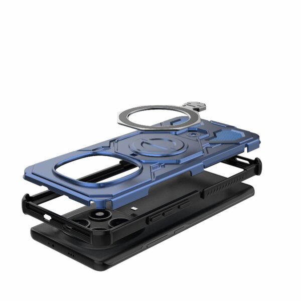 Xiaomi Redmi Note 15 5G Solid Color MagSafe Magnetic TPU+PC Blue-Θήκη Σκληρή