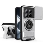 Xiaomi Redmi Note 15 Pro 4G Lens Sliding Window Multifunctional Magnetic Shockproof Titanium Gray-Θήκη Σκληρή