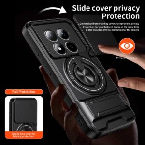 Xiaomi Redmi Note 15 Pro 4G Lens Sliding Window Multifunctional Magnetic Shockproof Titanium Gray-Θήκη Σκληρή