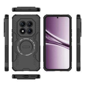 Xiaomi Redmi Note 15 5G Butterfly Armor MagSafe Magnetic Ring Shockproof Black-Θήκη Σκληρή