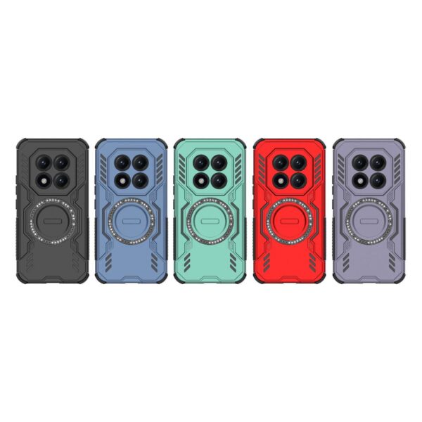 Xiaomi Redmi Note 15 5G Butterfly Armor MagSafe Magnetic Ring Shockproof Black-Θήκη Σκληρή