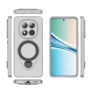 Xiaomi Redmi Note 15 5G Ring Shield MagSafe TPU with 360 Degree Rotating Holder Grey-Θήκη Σκληρή