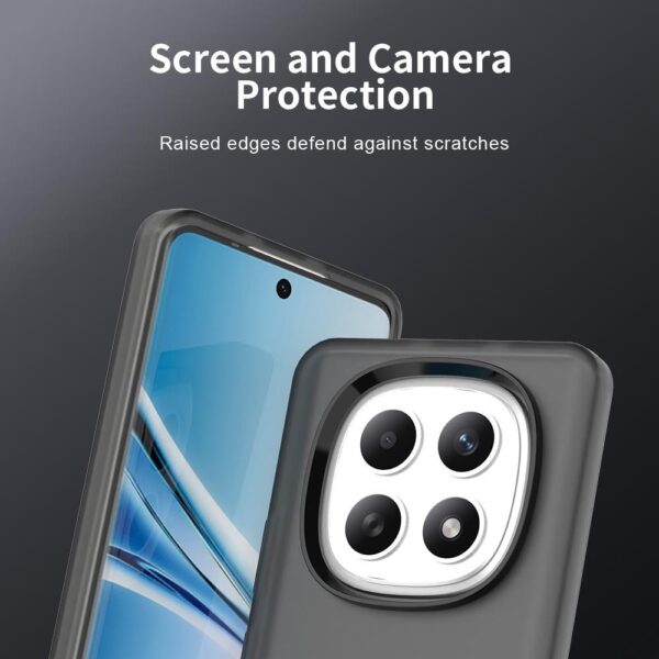 Xiaomi Redmi Note 15 5G / 4G Candy PC Hybrid TPU Shockproof Black-Θήκη Σιλικόνης