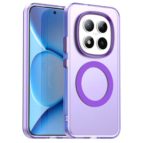 Xiaomi Redmi Note 15 Pro+ 5G Candy Magsafe PC Hybrid TPU Purple-Θήκη Σιλικόνης