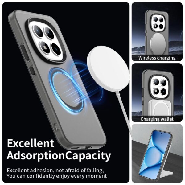 Xiaomi Redmi Note 15 Pro+ 5G Candy Magsafe PC Hybrid TPU Black-Θήκη Σιλικόνης