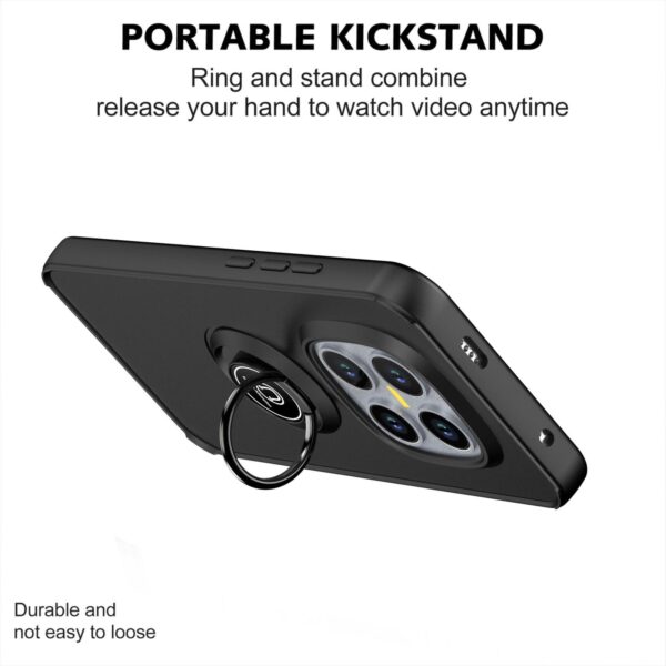 Xiaomi Redmi Note 15 Pro 4G Q Shadow 1 Series TPU + PC with Ring Black-Θήκη Σιλικόνης