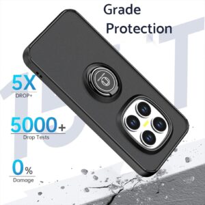 Xiaomi Redmi Note 15 Pro 4G Q Shadow 1 Series TPU + PC with Ring Black-Θήκη Σιλικόνης