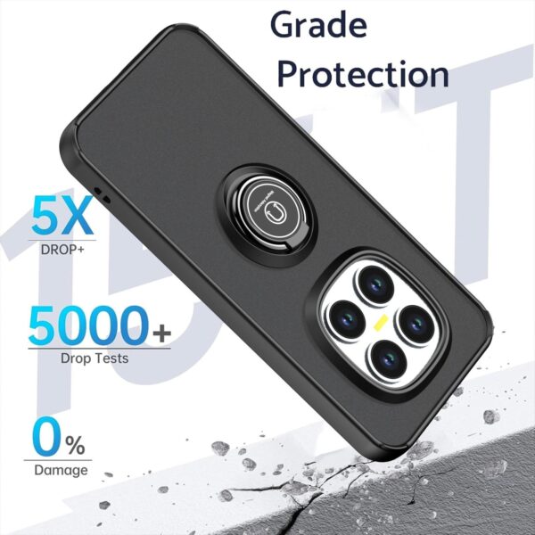 Xiaomi Redmi Note 15 Pro 4G Q Shadow 1 Series TPU + PC with Ring Black-Θήκη Σιλικόνης