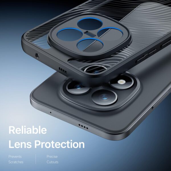 Dux Ducis Xiaomi Redmi Note 15 Pro+ 5G Aimo Series TPU + PC Frosted Feel Black-Θήκη Σιλικόνης