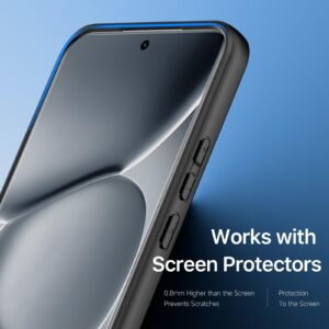 Dux Ducis Xiaomi Redmi Note 15 Pro+ 5G Aimo Series TPU + PC Frosted Feel Black-Θήκη Σιλικόνης