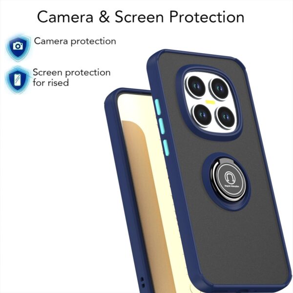 Xiaomi Redmi Note 15 Pro 4G Q Shadow 1 Series TPU + PC with Ring Royal Blue + Sky Blue-Θήκη Σιλικόνης