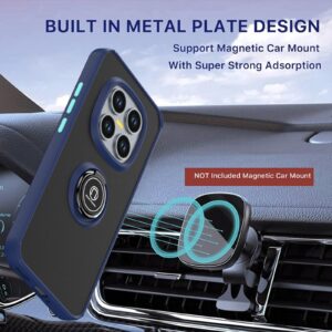 Xiaomi Redmi Note 15 Pro 4G Q Shadow 1 Series TPU + PC with Ring Royal Blue + Sky Blue-Θήκη Σιλικόνης