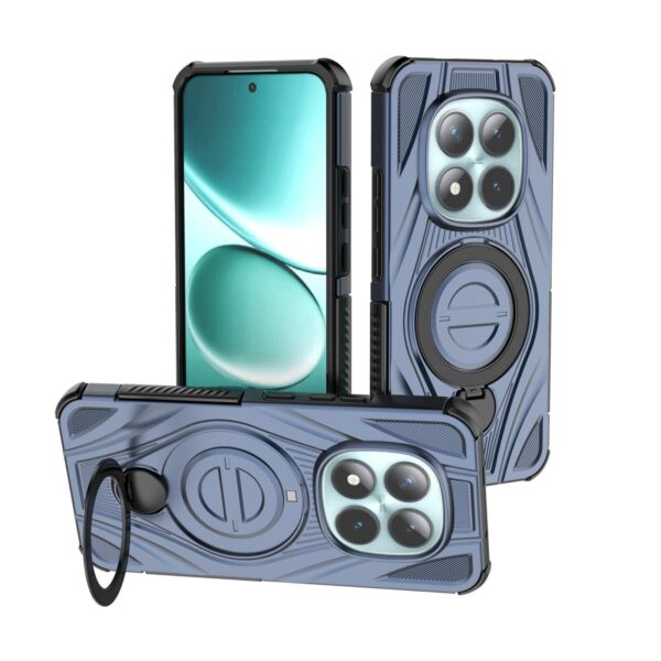 Xiaomi Redmi Note 15 Pro+ 5G Star Ring Metallic Pivot Bracket Magnetic Blue-Θήκη Σκληρή