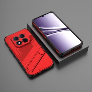 Xiaomi Redmi Note 15 Pro 5G Punk Armor 2 in 1 PC + TPU with Holder Red-Θήκη Σκληρή