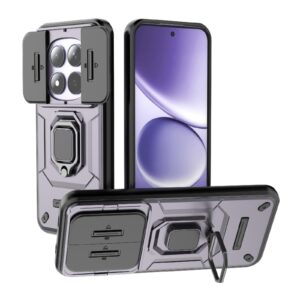 Xiaomi Redmi Note 15 Pro 5G Sliding Camshield TPU + PC Shockproof with Holder Purple-Θήκη Σκληρή