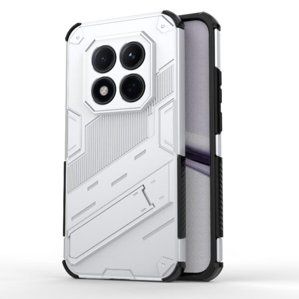 Xiaomi Redmi Note 15 Pro 5G Punk Armor 2 in 1 PC + TPU with Holder White-Θήκη Σκληρή