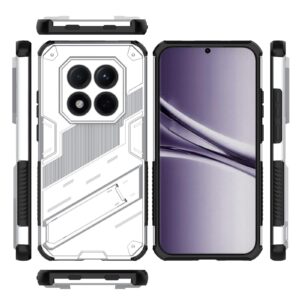Xiaomi Redmi Note 15 Pro 5G Punk Armor 2 in 1 PC + TPU with Holder White-Θήκη Σκληρή