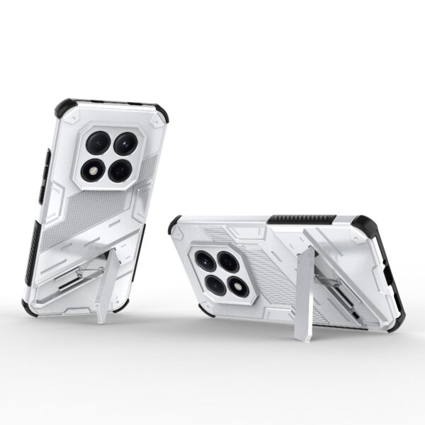 Xiaomi Redmi Note 15 Pro 5G Punk Armor 2 in 1 PC + TPU with Holder White-Θήκη Σκληρή