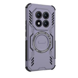 Xiaomi Redmi Note 15 5G G Butterfly Armor MagSafe Magnetic Ring Shockproof Purple-Θήκη Σκληρή